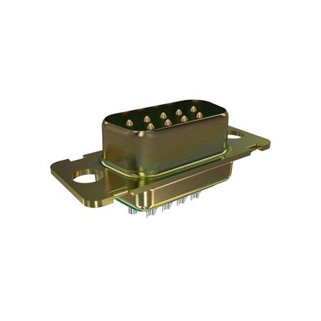 Fci D Subminiature Connector, 25 Contact(S), Male, 0.109 Inch Pitch, Solder Terminal, Hole .122 DBM25P